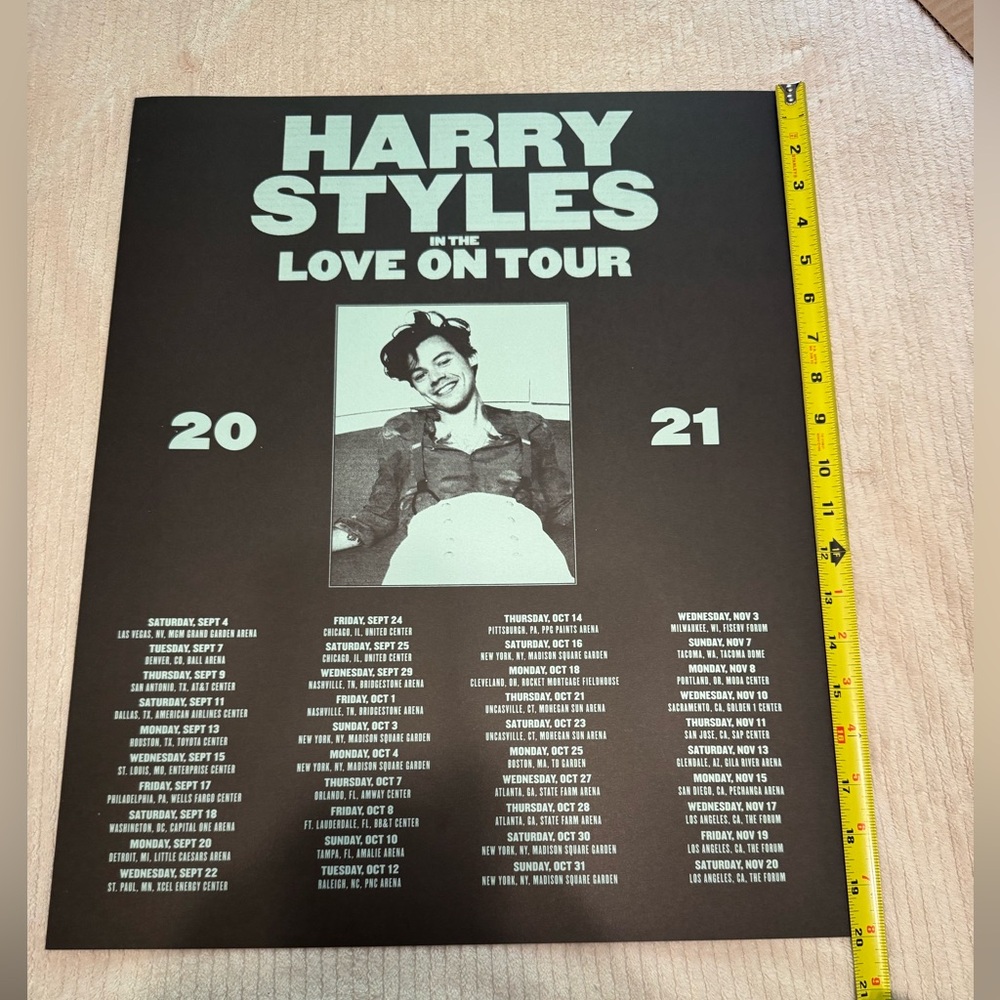 Harry Styles Love on Tour 2021 poster - Picture 5 of 5